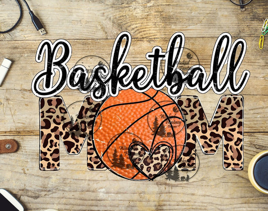 UVDTF Basketball Mom Leopard Print