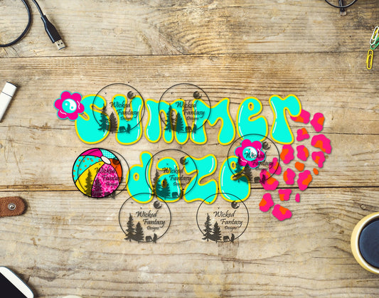 UVDTF Summer Daze Beach Ball and Leopard