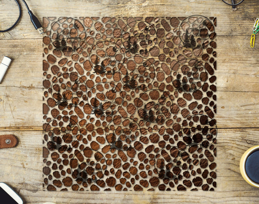 UVDTF Faux Leather Spots Element Sheet