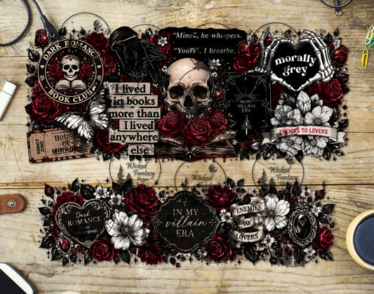 UVDTF Dark Romance 16oz 40oz Tumbler Wrap