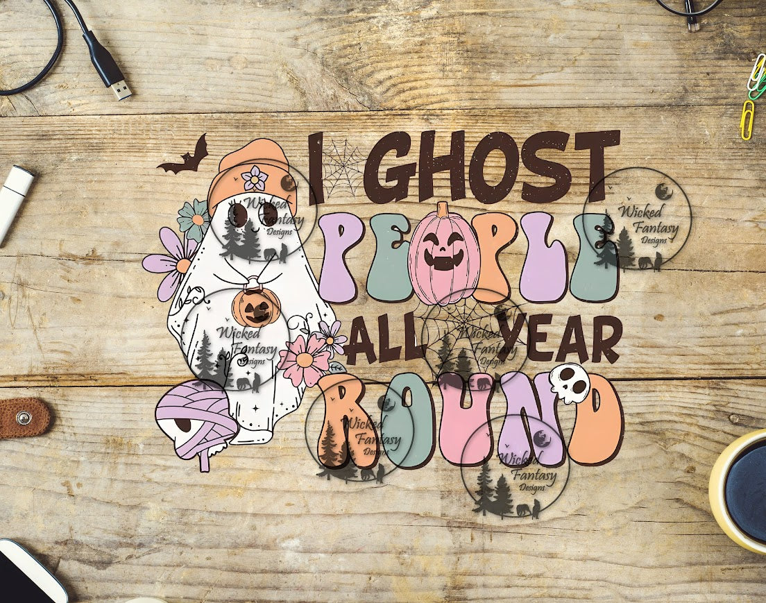 UVDTF I Ghost People All Year Round Retro Sage and Pastel