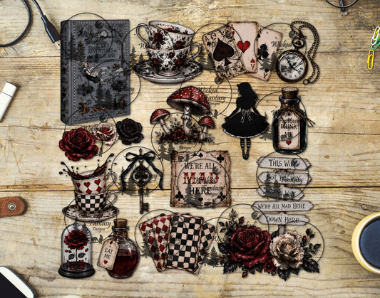 UVDTF We're All Mad Here Element Sheet