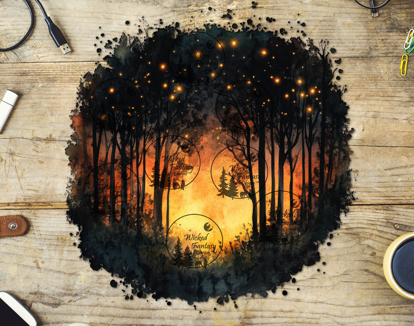 UVDTF Forest Sunset