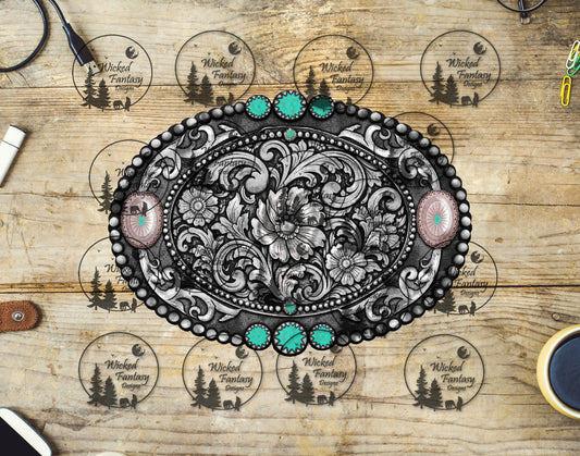 UVDTF Western Heritage Belt Buckle