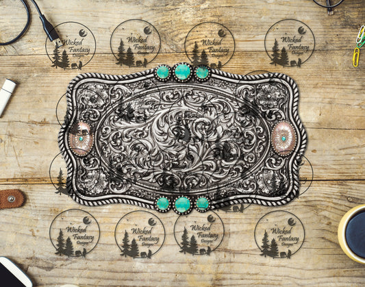 UVDTF Legacy Scroll Belt Buckle