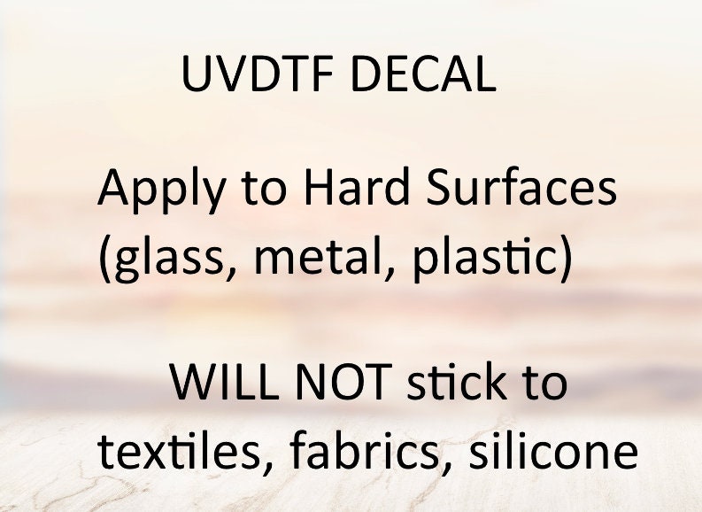 UVDTF Decal Tumbler Element Books on Shelf Herbs Kitchen Transparent Background Sticker 1pc