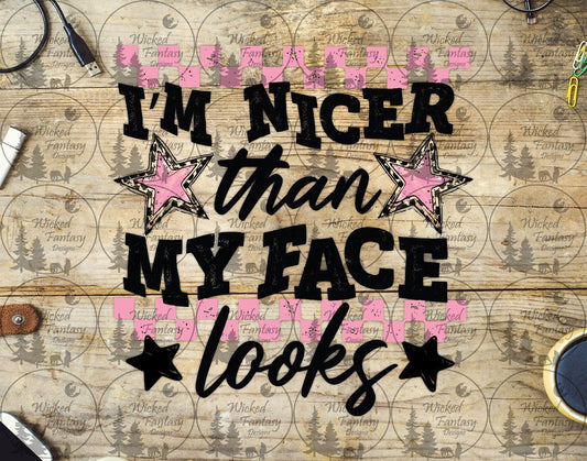 UVDTF I'm Nicer Than My Face Looks