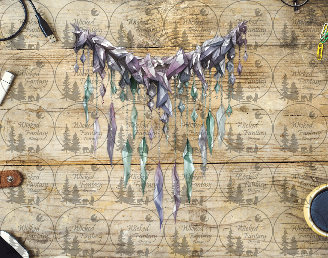UVDTF Hanging Crystal Shards