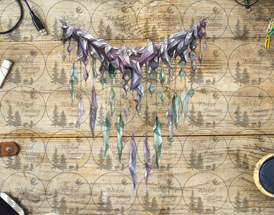 UVDTF Hanging Crystal Shards