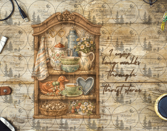 UVDTF I Enjoy Long Walks Through Thrift Stores