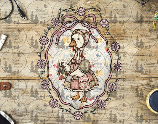UVDTF Heirloom Spring Patchwork Goose
