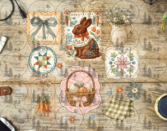 UVDTF Cottage Core Easter  6x7"