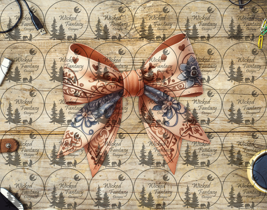 UVDTF Western Bandana Style Bow