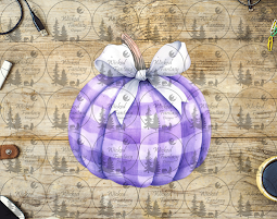 UVDTF Plaid Purple Pumpkin