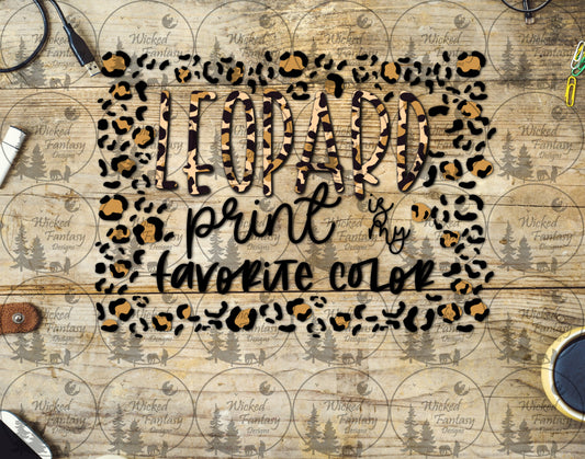 UVDTF Leopard Print is my Favorite Color