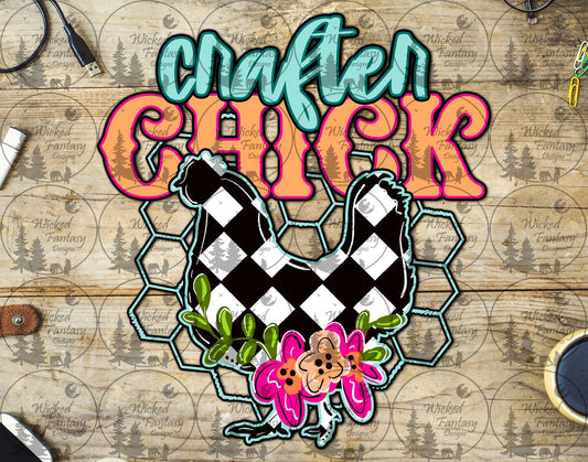 UVDTF Crafter Chick