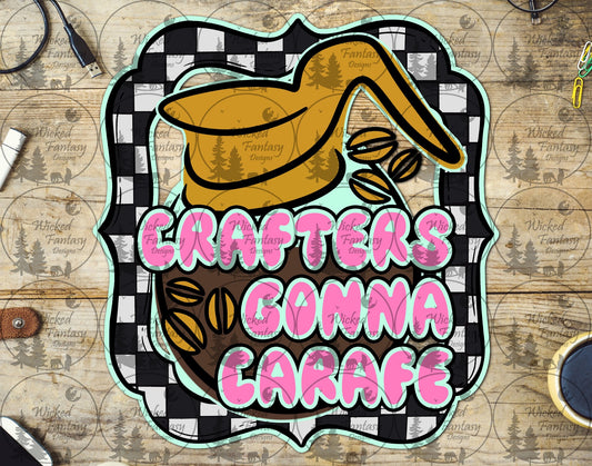 UVDTF Crafters Gonna Carafe Coffee