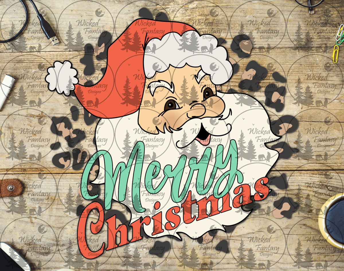 UVDTF Merry Christmas White