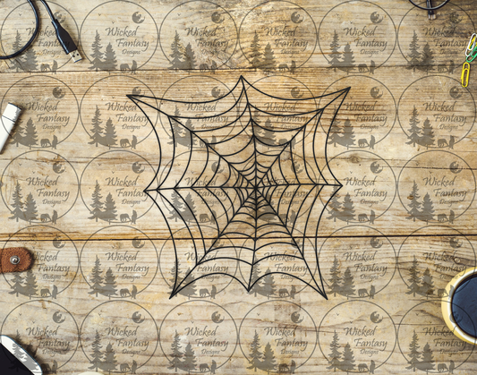 UVDTF Distorted Spider Web