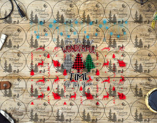 UVDTF Its The Most Wonderful Time of the Year 20oz 30oz 10"x10" Element