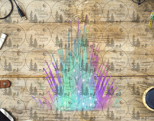 UVDTF Sparkling Brush Strokes Mint and Lavender