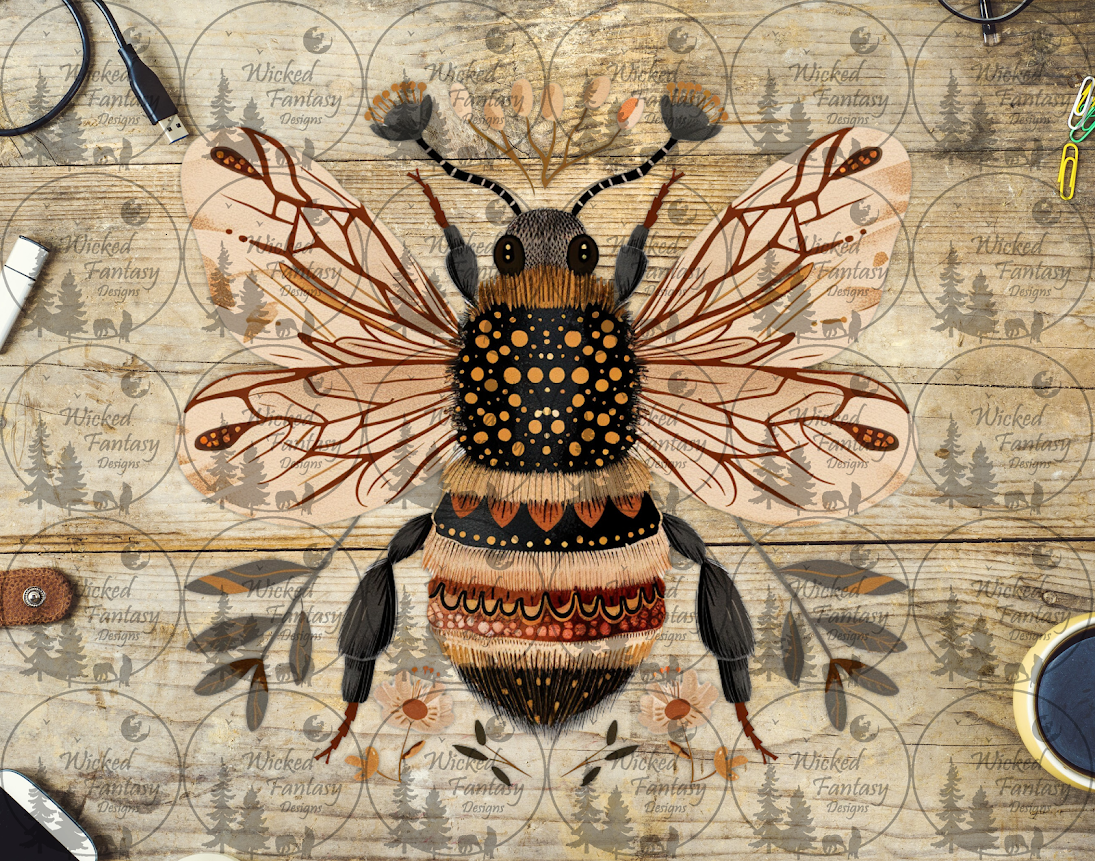UVDTF Folk Art Bee Neutral