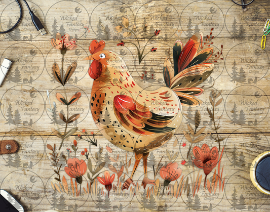 UVDTF Folk Art Rooster