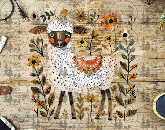 UVDTF Folk Art Sheep
