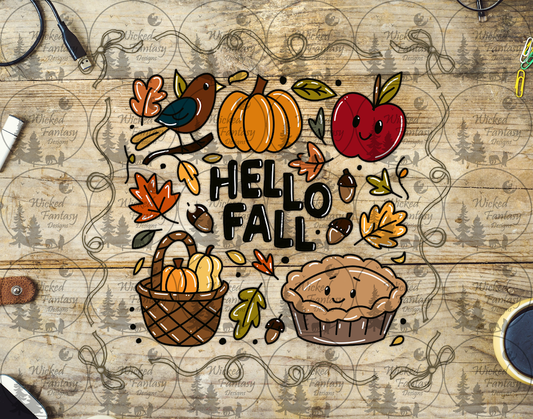 UVDTF Hello Fall Autumn Collage
