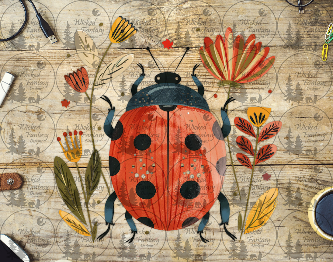 UVDTF Folk Art Ladybug