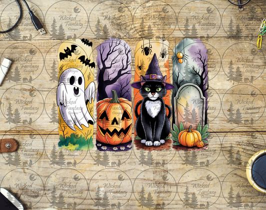 UVDTF Ghost and Witchy Cat Brush Strokes