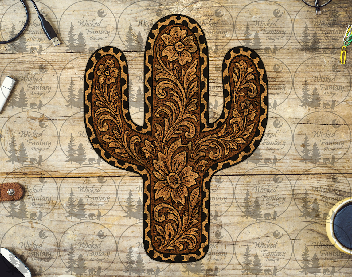 UVDTF Tooled Cactus