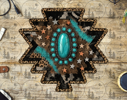 UVDTF Leopard Grunge Concho