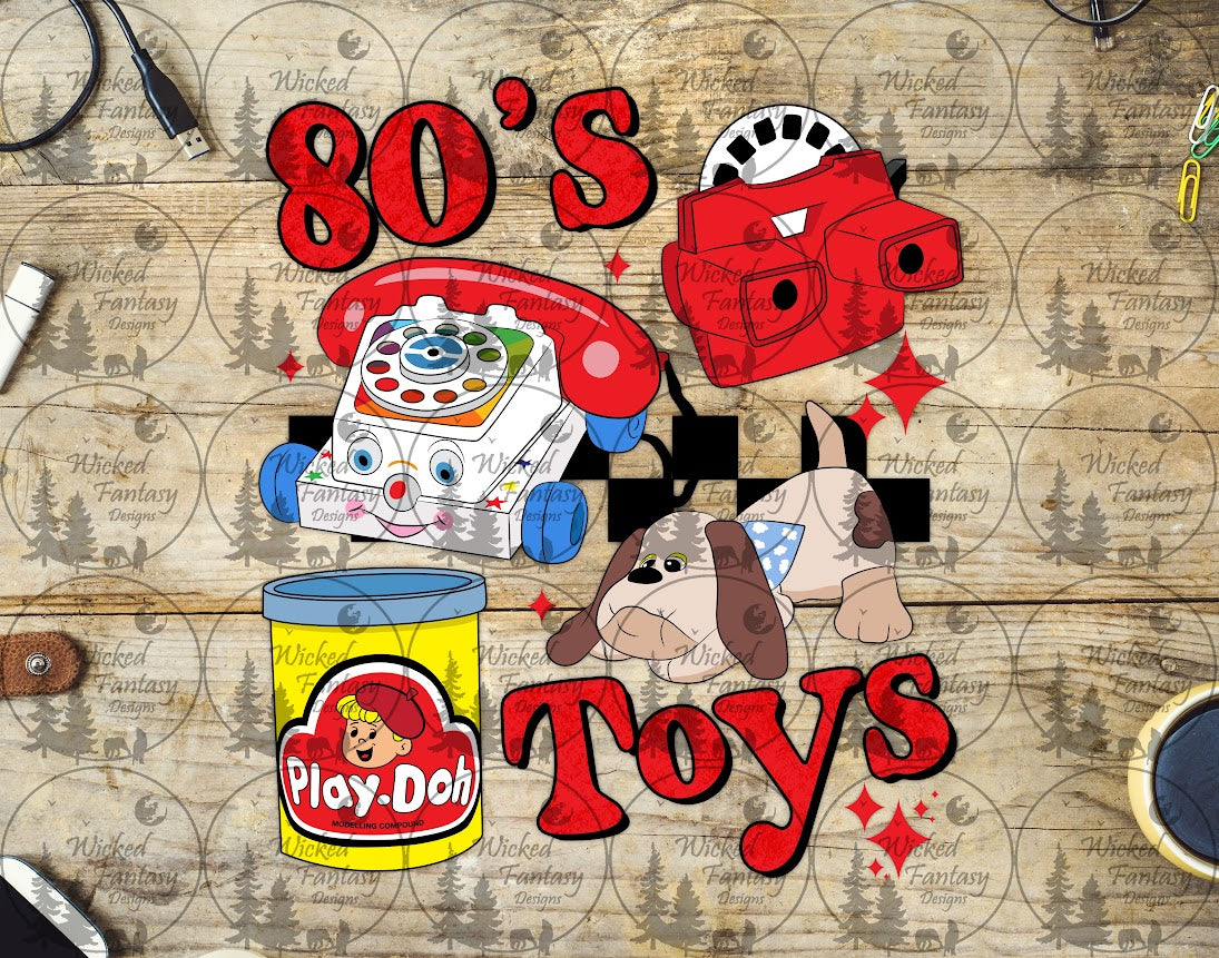 UVDTF 80s Toys
