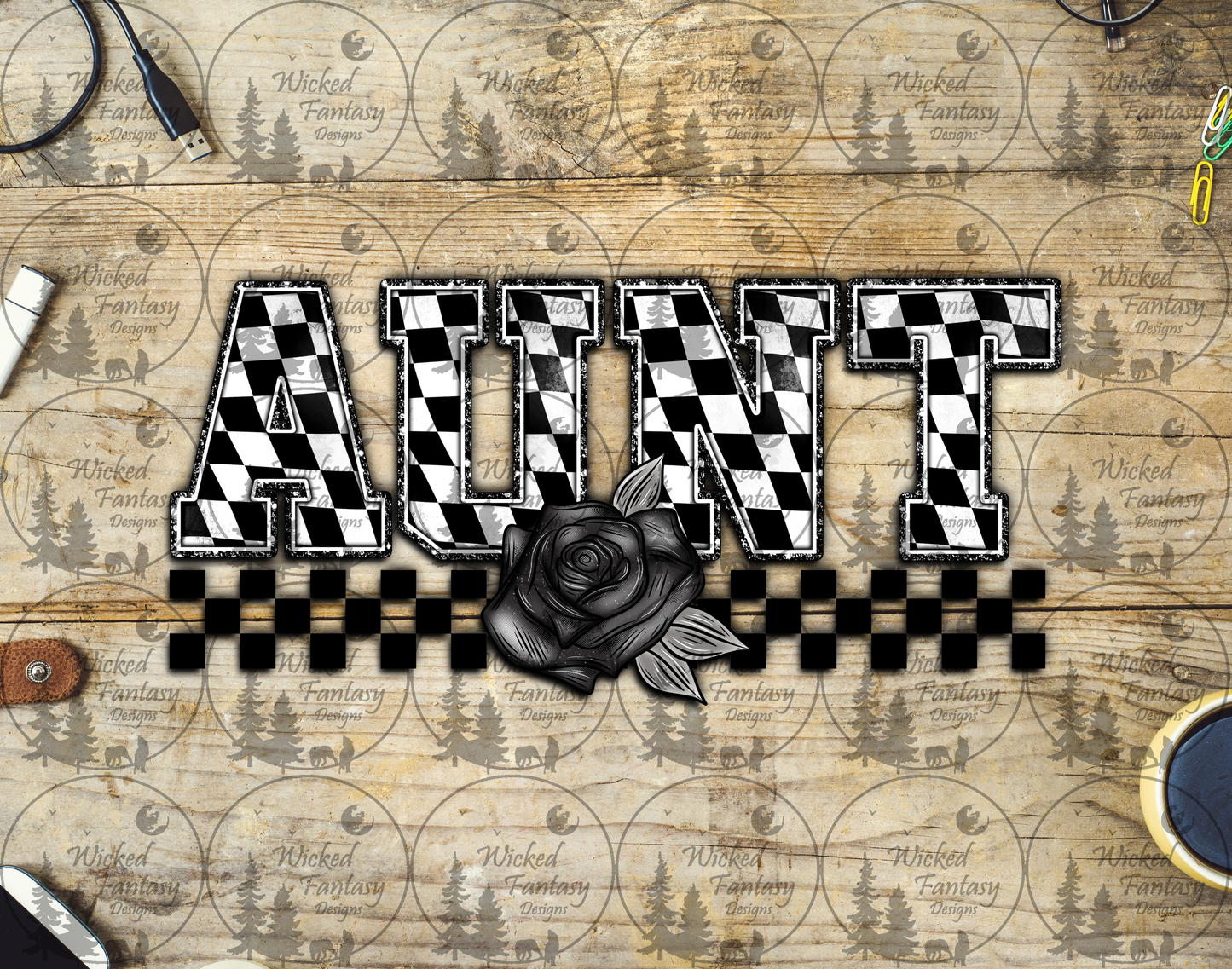 UVDTF Aunt Checkered