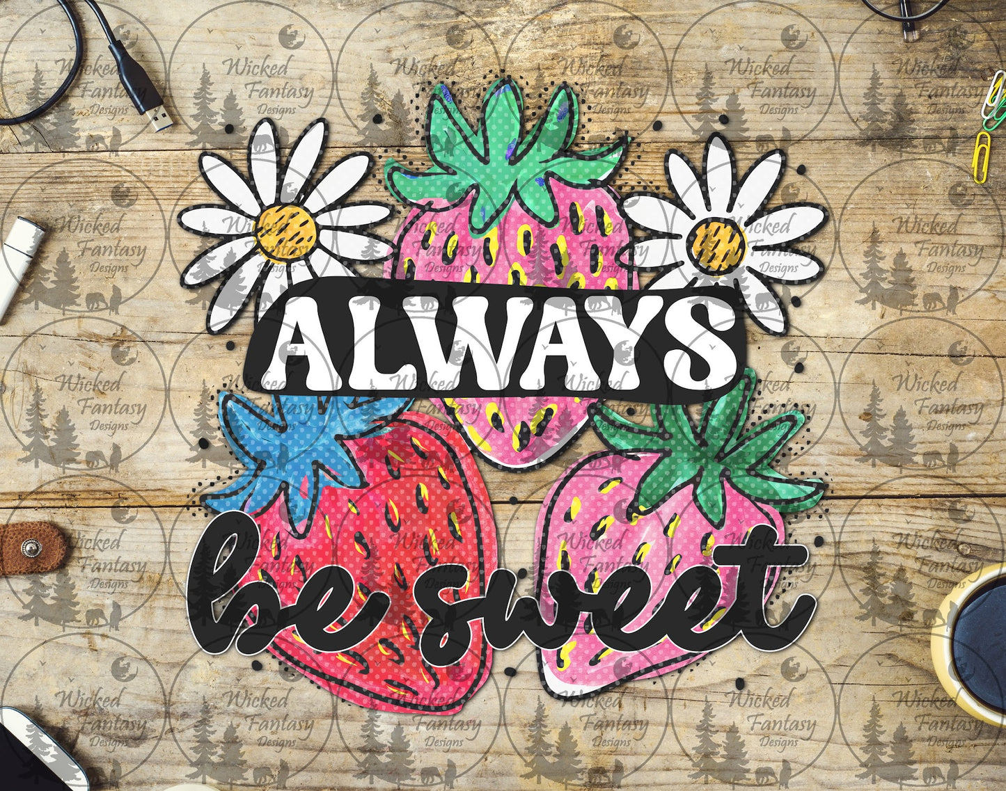 UVDTF Always be Sweet Strawberries