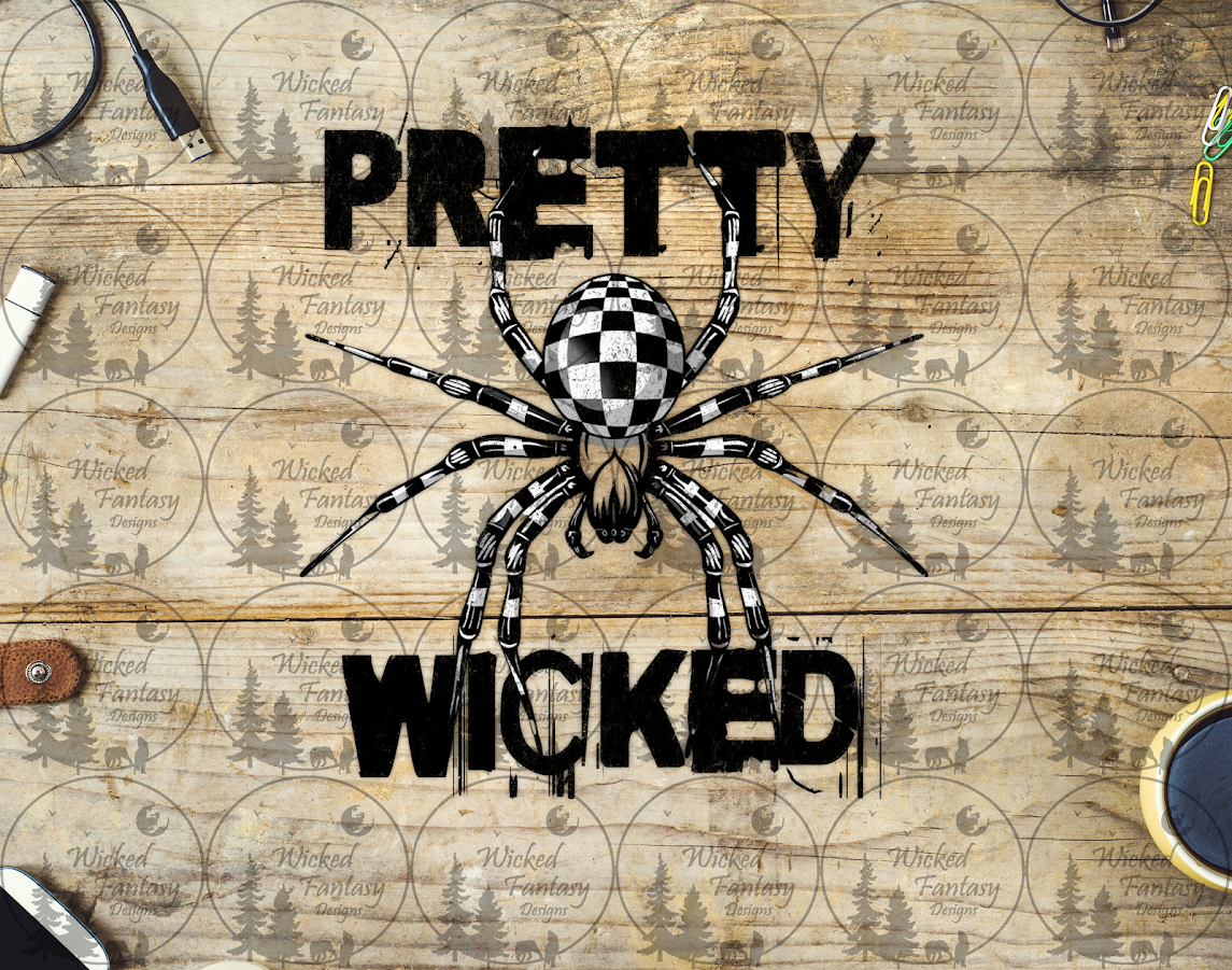 UVDTF Pretty Wicked Spider