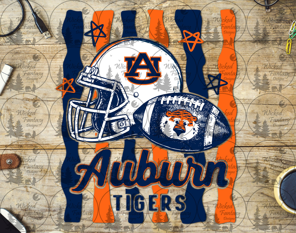 UVDTF Auburn Football Stipes