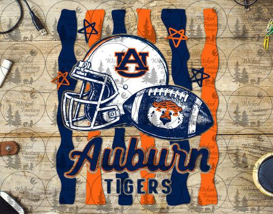 UVDTF Auburn Football Stipes