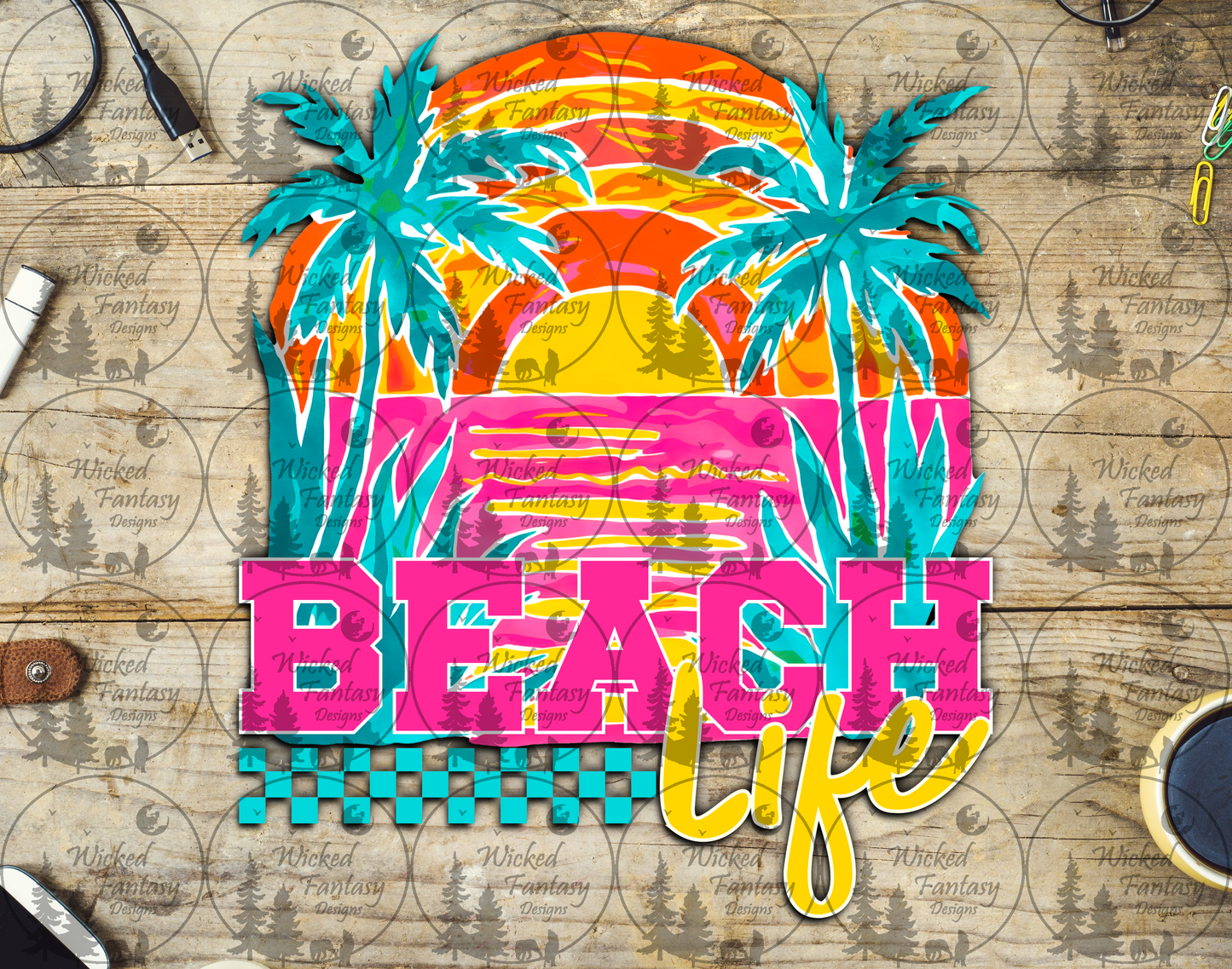 UVDTF Beach Life