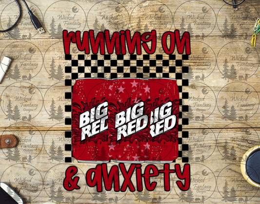 UVDTF Running on Red and Anxiety