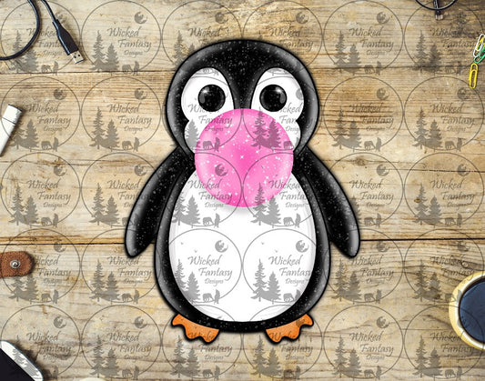 UVDTF Bubble Blowing Penguin