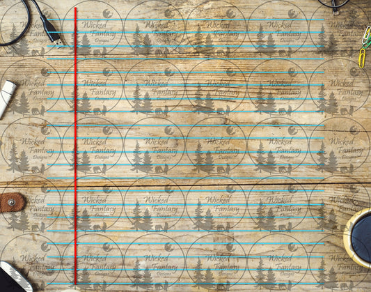 UVDTF Notebook Paper 20oz 30oz 10"x10"