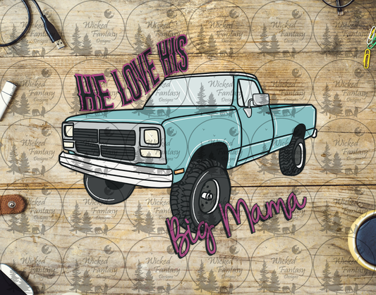 UVDTF He Love His Big Mama Blue