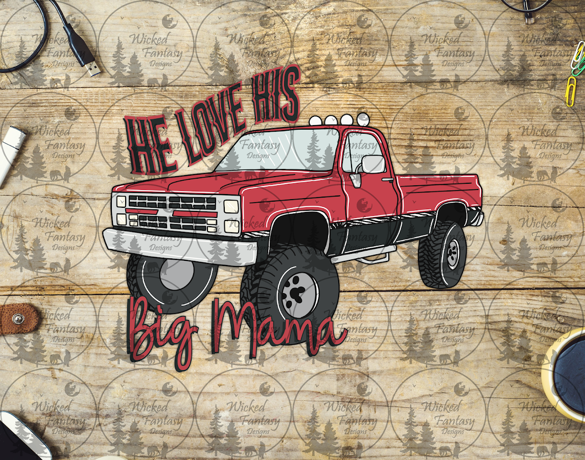 UVDTF He Love His Big Mama Red