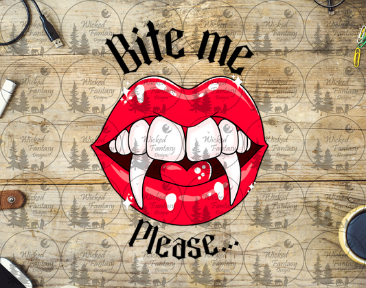 UVDTF Bite Me Please Vampire Mouth