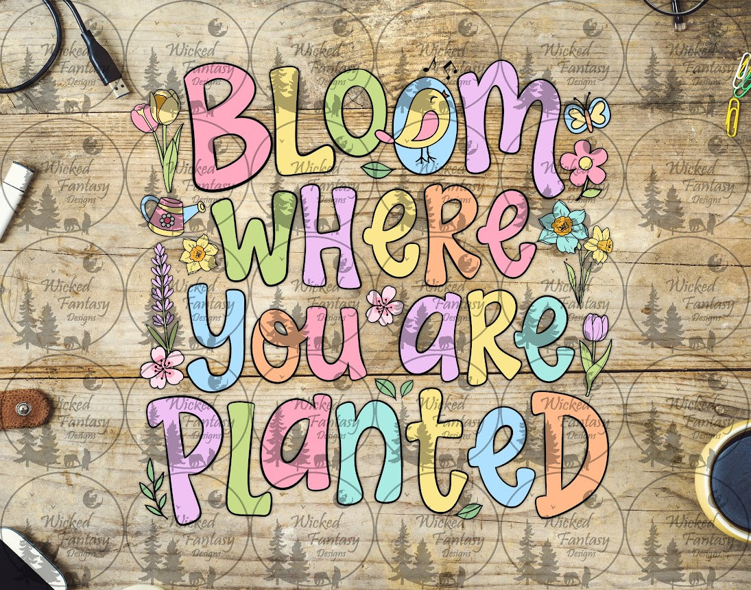 UVDTF Bloom Where You are Planted