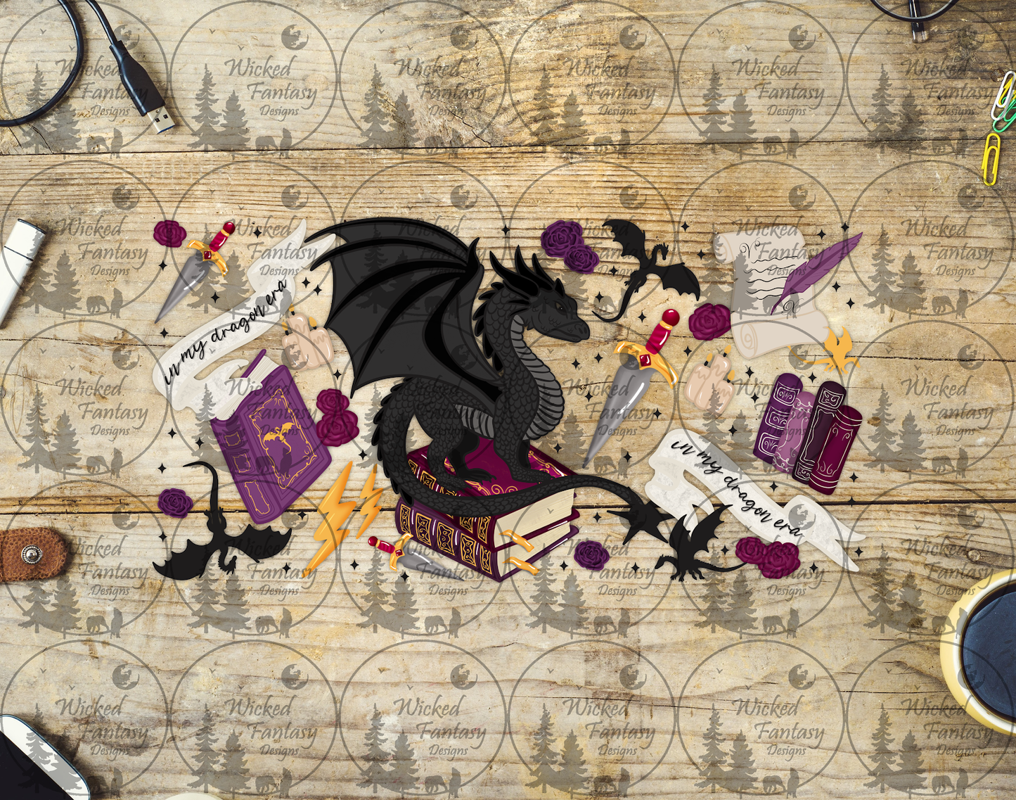 UVDTF In My Dragon Era Books 16oz 40oz