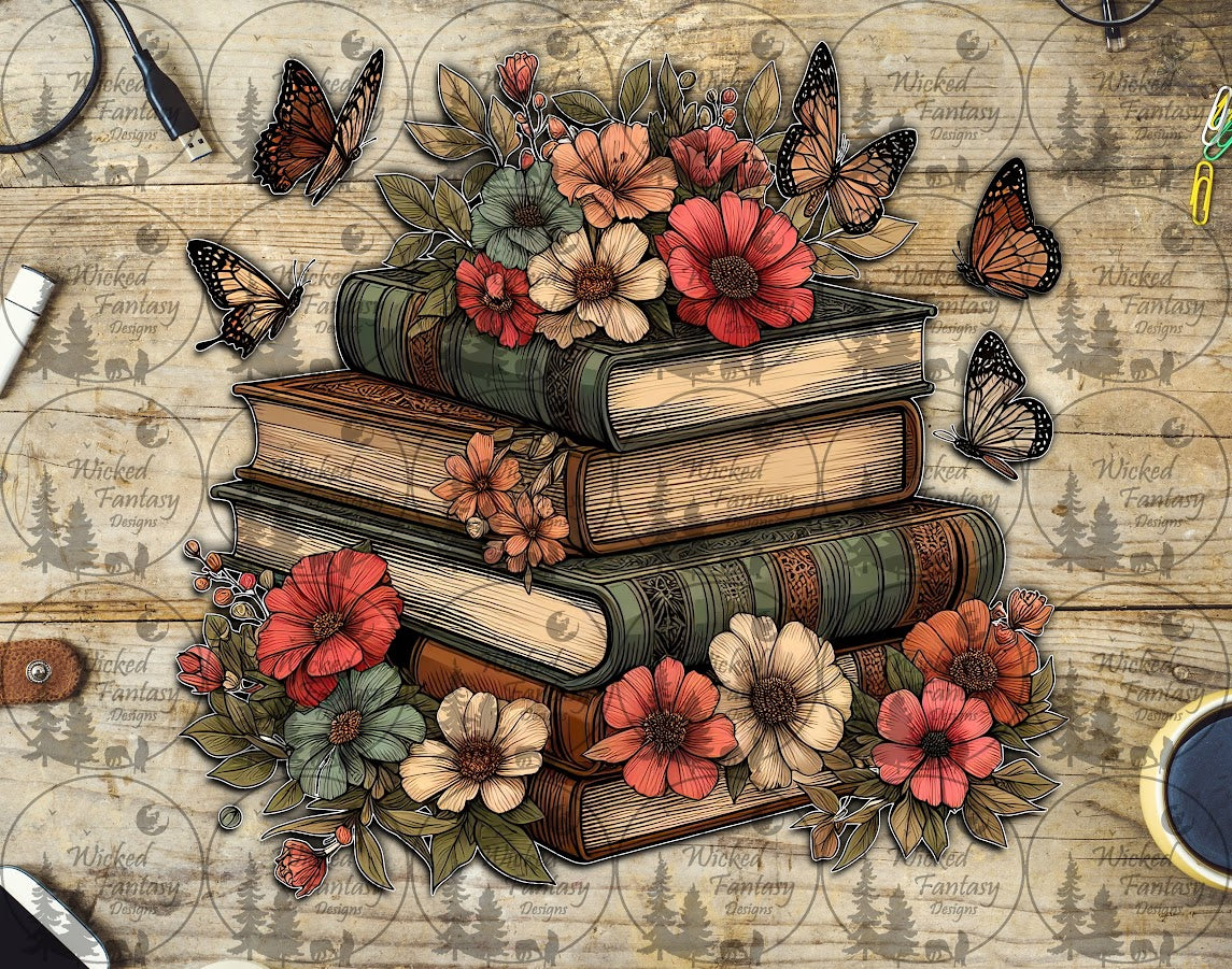 UVDTF Books and Butterflies