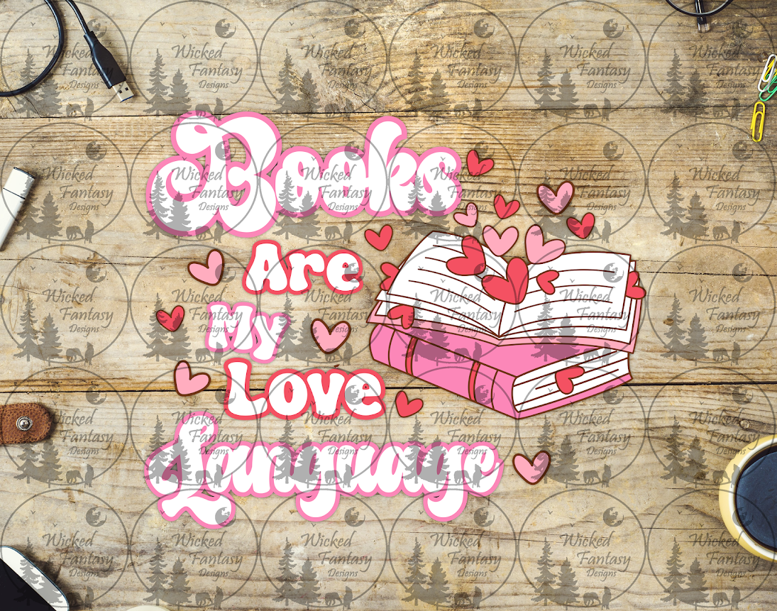 UVDTF Books are My Love Language White